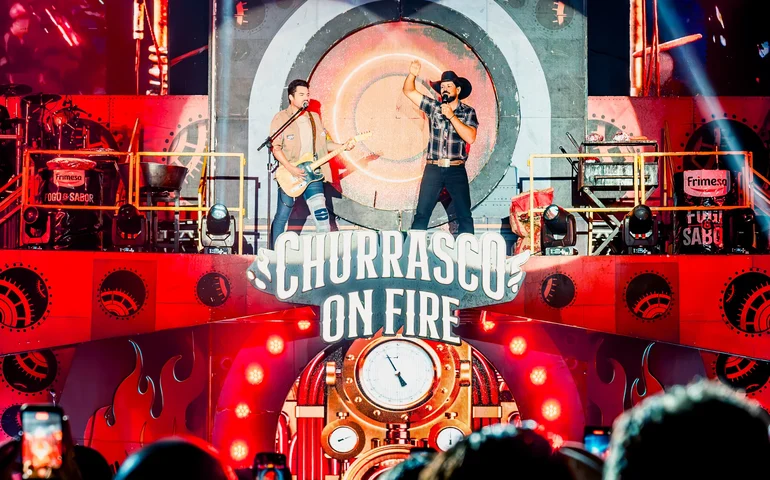 Fernando e Sorocaba estreiam nova temporada do Churrasco On Fire