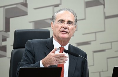Renan diz que investigação contra Valdemar confirma alertas sobre proximidade com Arthur Lira