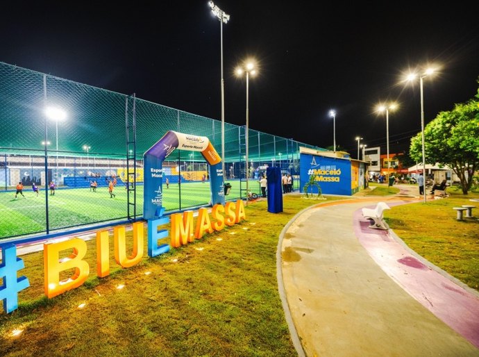 JHC entrega 34ª Areninha no Benedito Bentes e resgata mais um espaço abandonado na parte alta de Maceió