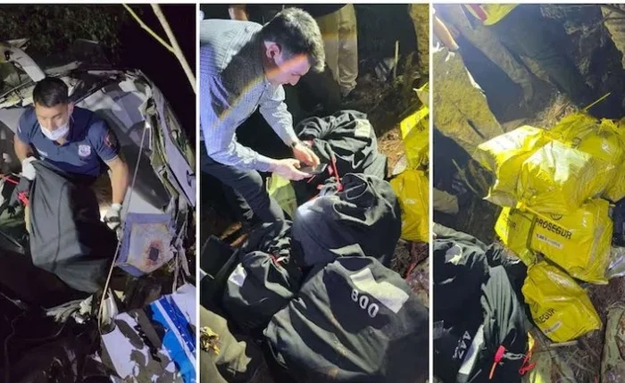 A aeronave contratada pela empresa Prosegur transportava US$ 5 milhões e R$ 15 milhões