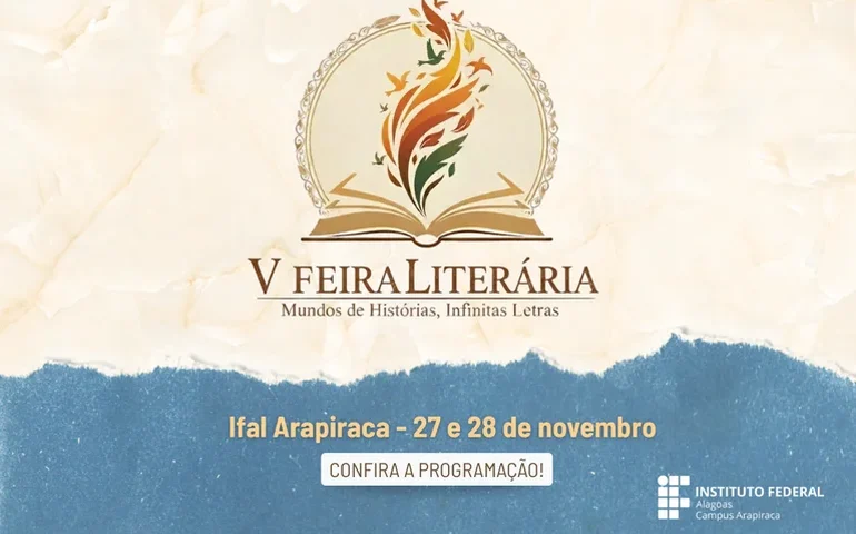 Feira Literária do Ifal Arapiraca chega à sua 5ª edição