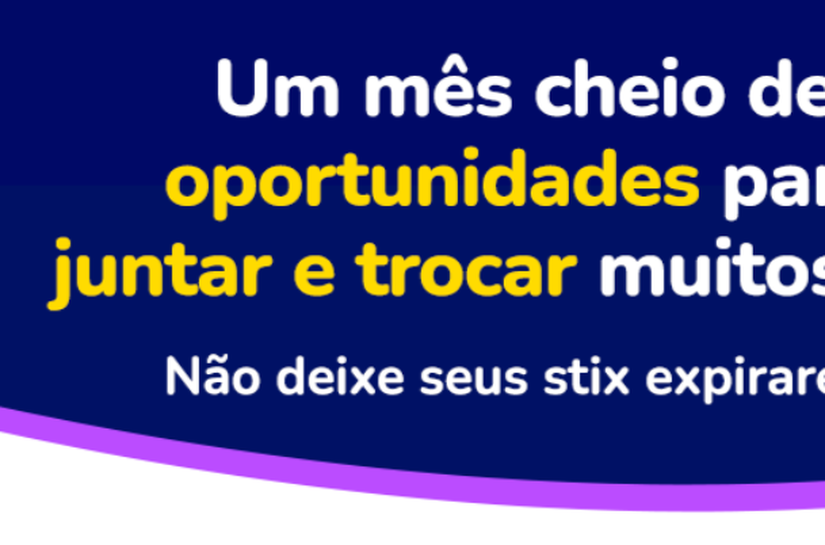 Mês Stix traz produtos com até 80% de desconto em setembro