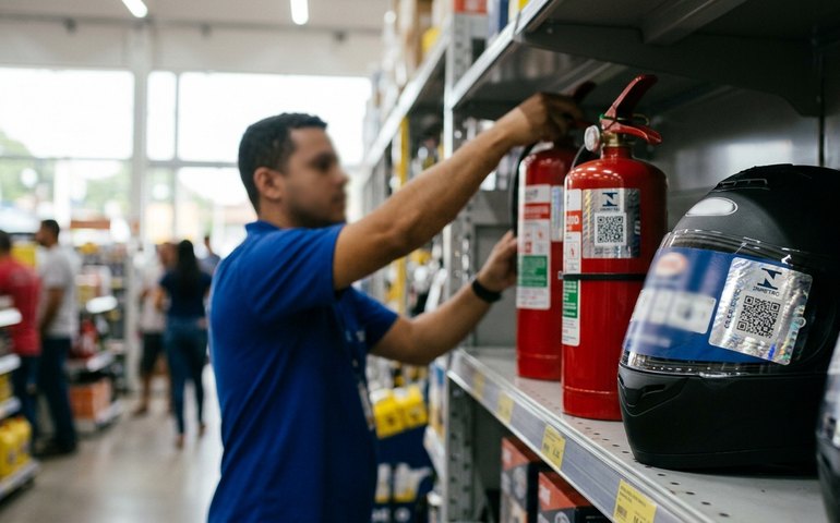 Novo selo digital do Inmetro entra em vigor para capacetes e extintores de incêndio