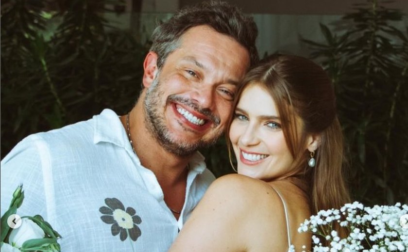 Isabella Santoni se casa com o empresário milionário Henrique Blecher: 'sr. & sra. Blecher'