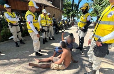 Ronda no Bairro atua em confusão na orla envolvendo turistas da Colômbia