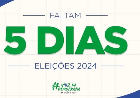 Faltam 05 dias: a partir de hoje (1º), eleitor  só pode ser preso em algumas situações