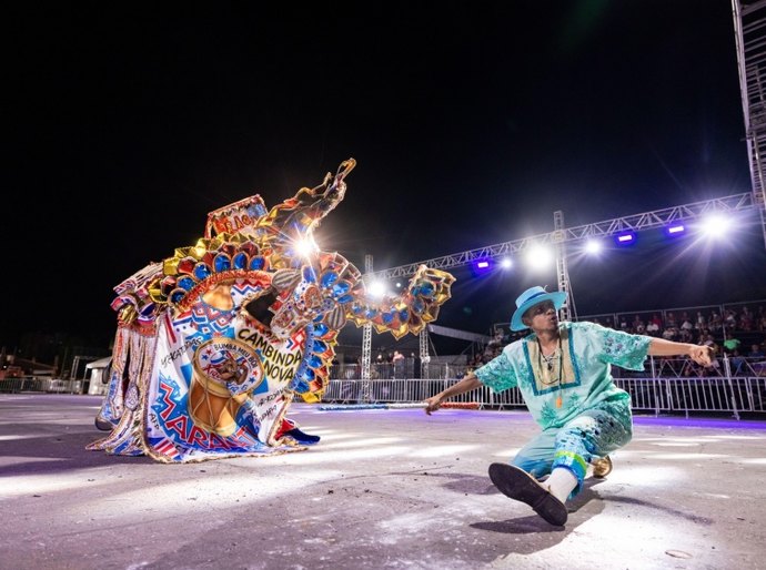 Cultura popular, tradição e emoção marcam a primeira noite do 33º Festival Municipal de Bumba Meu Boi em Maceió