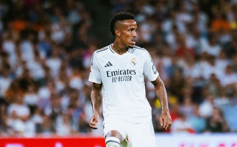 Militão participa do último treino do Real Madrid antes da viagem para o Mundial de Clubes