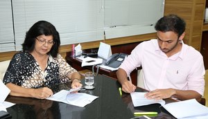 CONSELHEIRA ANGÉLICA E PREFEITO DE DORES