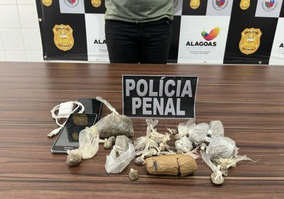 Homem é preso com drogas e celulares no sistema prisional