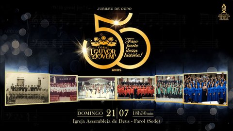 Culto Festivo - Coral Louvor Jovem  - Acessível em Libras (21/07/2024)