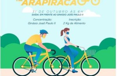 97 anos: Prefeitura Arapiraca convoca a população para o 1º Passeio Ciclístico da emancipação