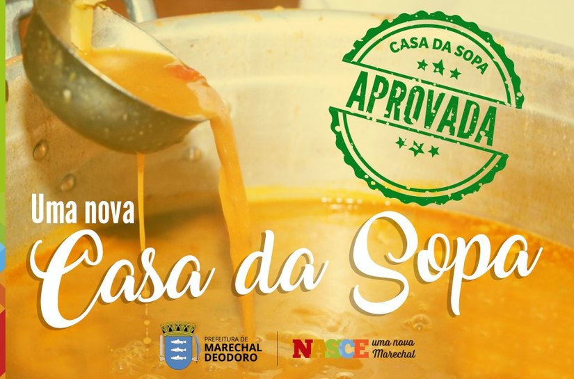 Prefeito Cacau garante construção de nova Casa da Sopa em Marechal
