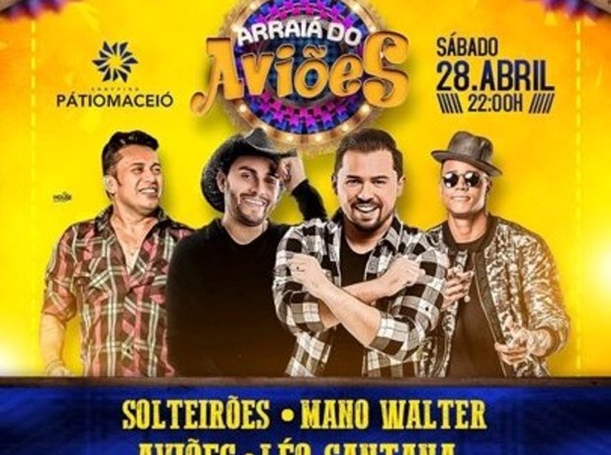 Arraiá do Aviões dá a largada nas festas juninas da capital dia 28 de abril