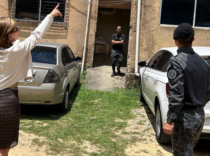 Cumprindo calendário de inspeções às unidades da SSP/AL, o MPAL inspeciona a Cavalaria da Polícia Militar