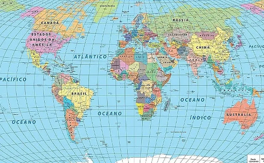 A revolta do mapa-mundi