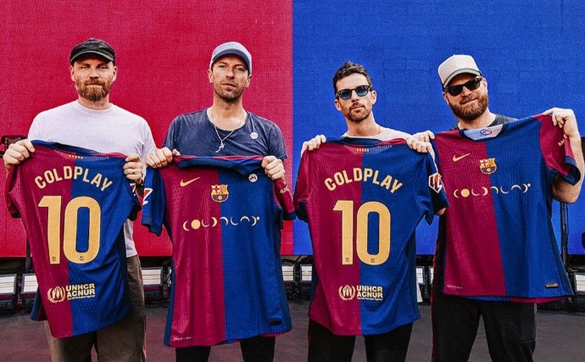 Torcedor do Barcelona compra 20 camisas em homenagem ao Coldplay e gasta quase R$ 50 mil