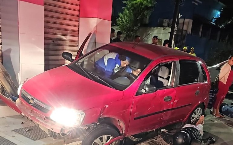 Lei Seca apreende adolescente que 'furou' blitz e provocou acidente em Arapiraca