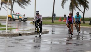 Horário da Orla fechada / Foto: Sérgio Silva