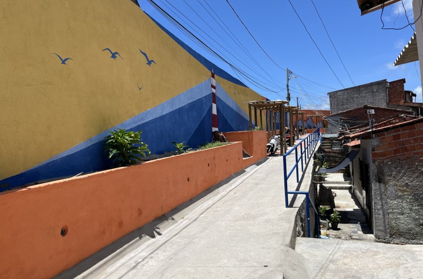 Prefeitura de Maceió constrói boulevard e leva qualidade de vida à Grota do Bolão