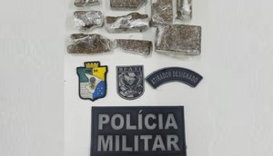 Apreensão de drogas  / Foto: PMSE