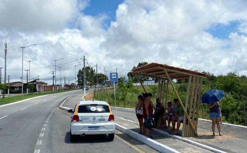 DMTT instala novos abrigos de ônibus na Rota do Mar