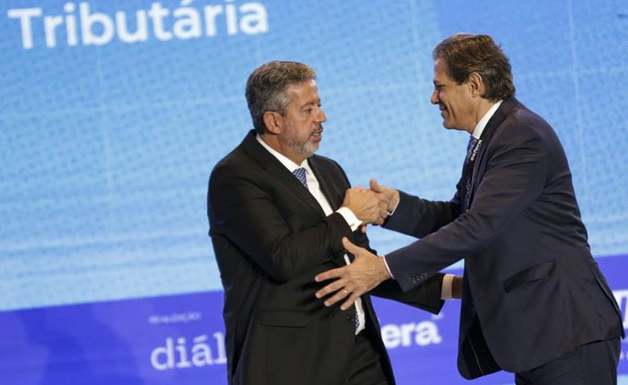 Dois articuladores da reforma: Arthur Lira e o ministro da Fazenda, Fernando Haddad