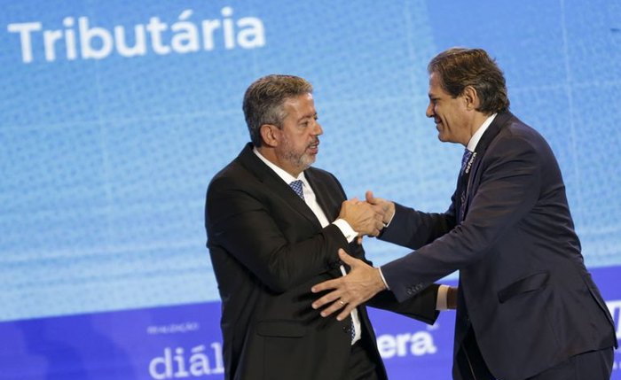 Dois articuladores da reforma: Arthur Lira e o ministro da Fazenda, Fernando Haddad Dois articuladores da reforma: Arthur Lira e o ministro da Fazenda, Fernando Haddad
