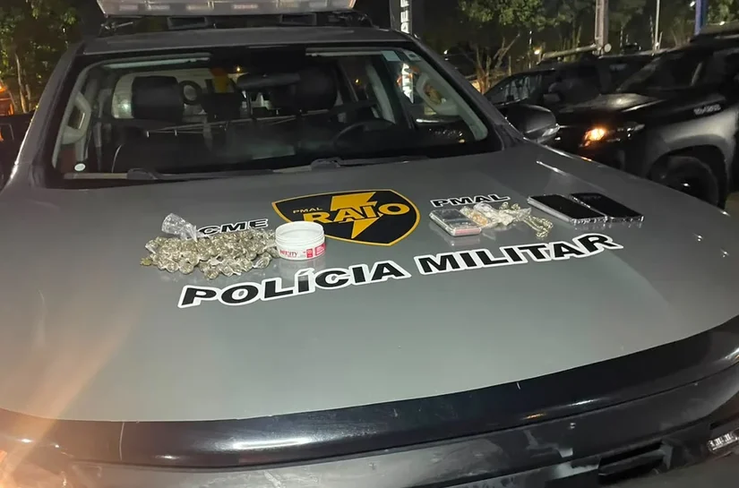 Suspeito de tráfico de drogas é preso após denúncia anônima em Pilar