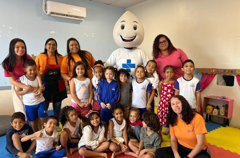 Saúde leva vacinação contra influenza para os Gigantinhos