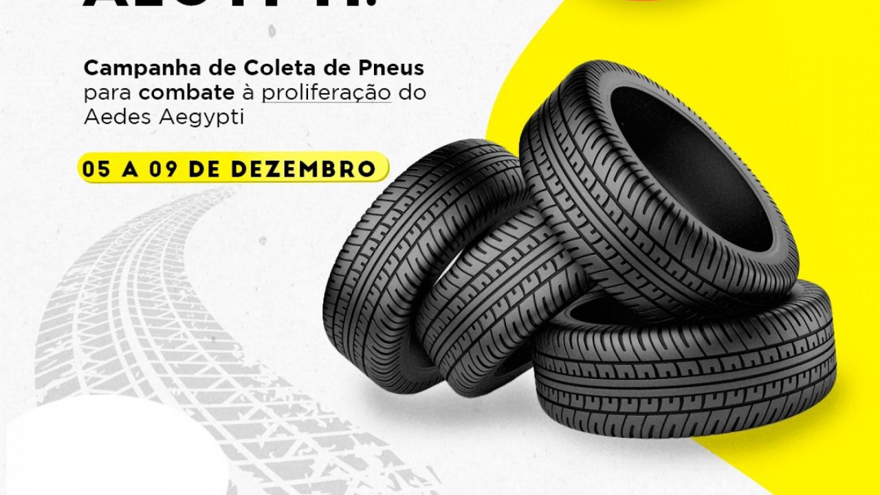 Campanha de recolhimento de pneus da Semarh inicia dia 5 de dezembro em Alagoas
