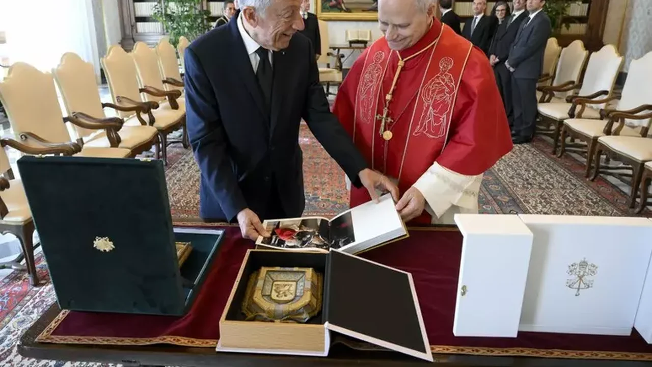 Papa Leão XIV recebe presidente de Portugal no Vaticano