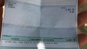 conta de água deso