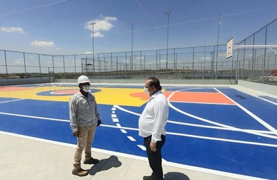 Prefeito Luciano visita canteiros das obras de revitalização do Lago da Perucaba