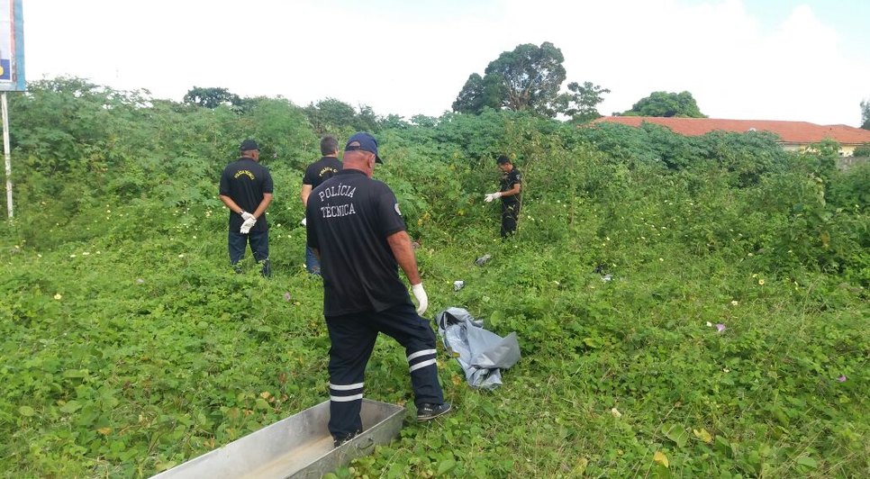 corpo encontrado em matagal no bairro industrial