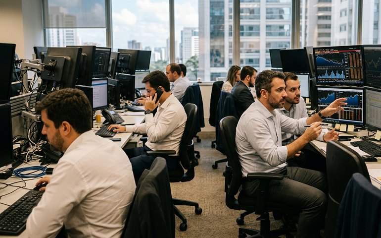 Taxas de juros rondam ajustes após queda forte da véspera