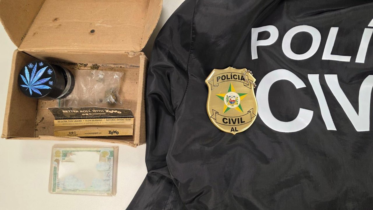 Homem é preso em flagrante com drogas em aeroporto de Maceió