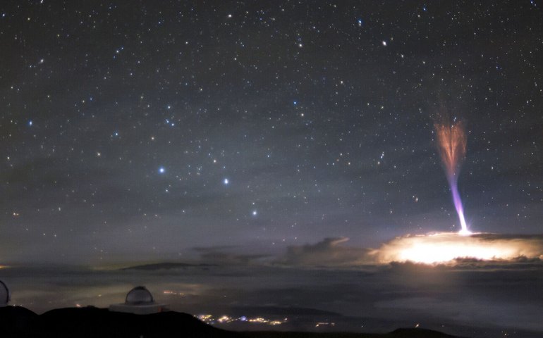 Astronauta da NASA captura da EEI raro fenômeno atmosférico dificilmente visto da Terra (FOTOS, VÍDEO)