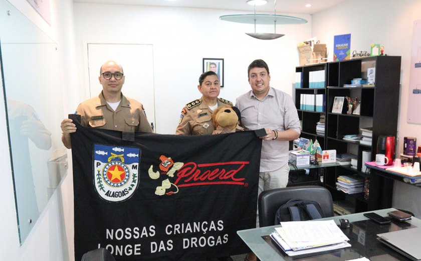Combate às drogas: Educação firma parceria para levar Proerd às escolas públicas de Maceió