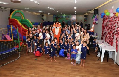 Dia dos Furiosinhos reúne crianças em manhã de alegria e solidariedade promovida por estudantes de Medicina do Cesmac