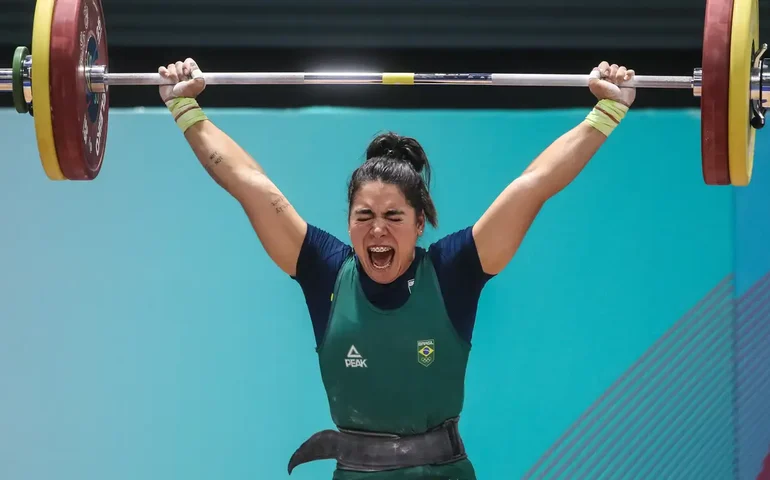 Amanda Schott fica em 8º lugar no levantamento de peso; EUA levam o ouro em Paris-2024