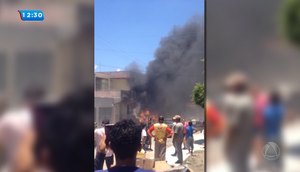 carro pega fogo em poço redondo