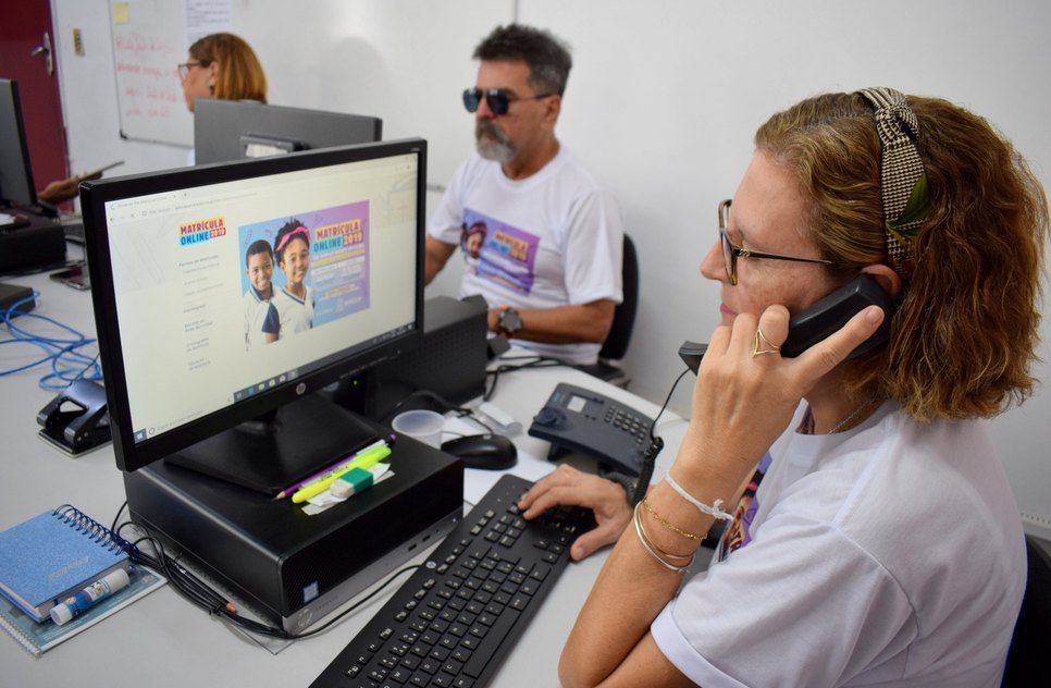Matrícula online / Foto: Foto: Walter Martins/Semed