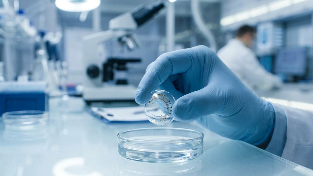 Instituto de inovação cria lente de contato inteligente que detecta alterações nas lágrimas de hormônios do estresse