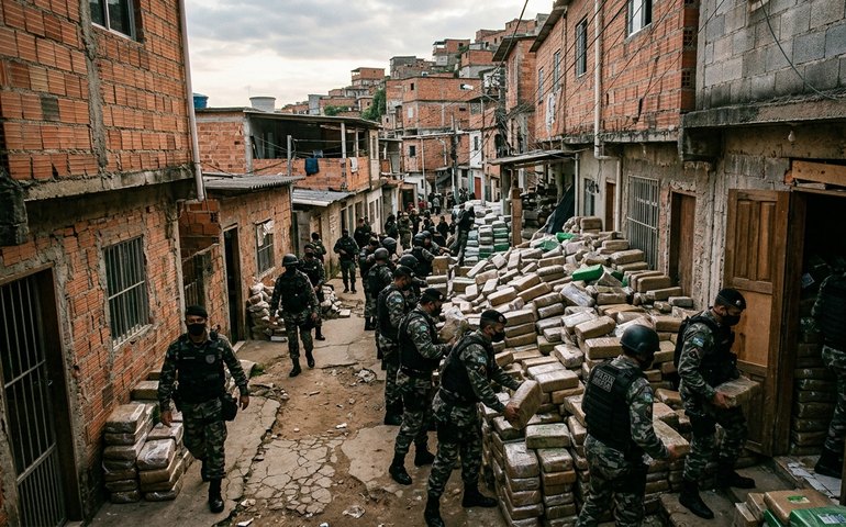 Chefe do tráfico em favela onde foram apreendidas 48 toneladas de maconha, Motoboy tem mais de 300 anotações criminais