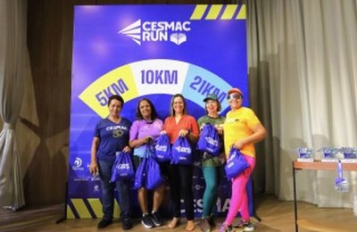 Cesmac Run tem inscrições esgotadas e inicia entrega de kits com sucesso absoluto