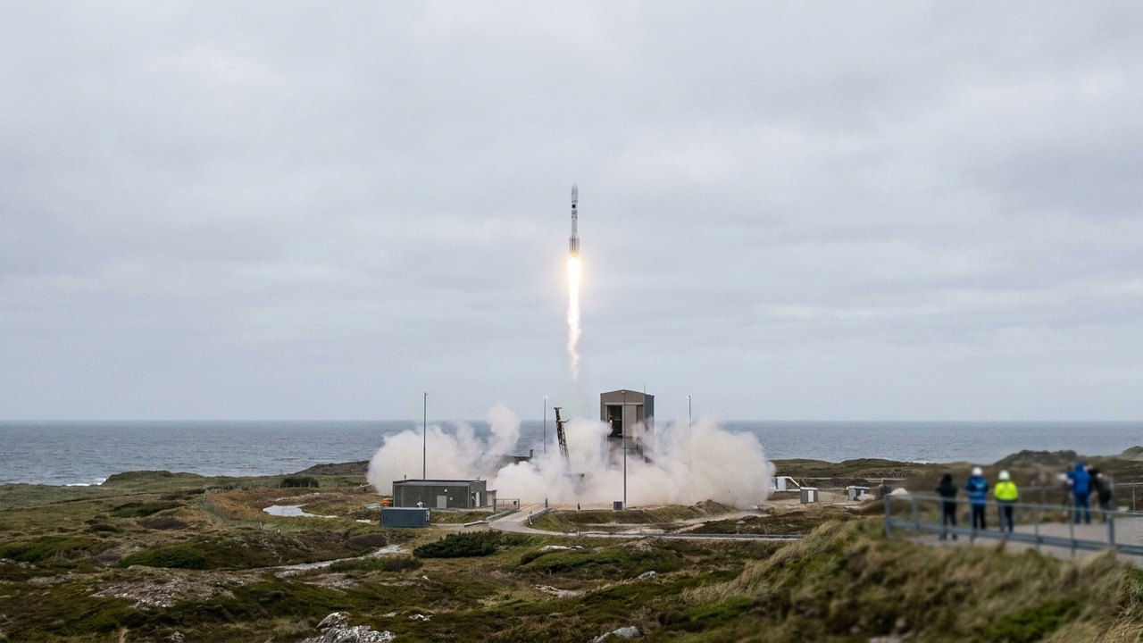 Empresa alemã realiza primeiro lançamento espacial bem-sucedido na Europa