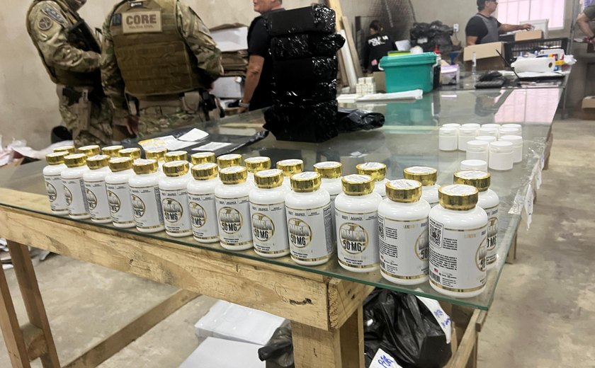 Polícia Civil desarticula organização criminosa e desmonta fábrica clandestina de anabolizantes