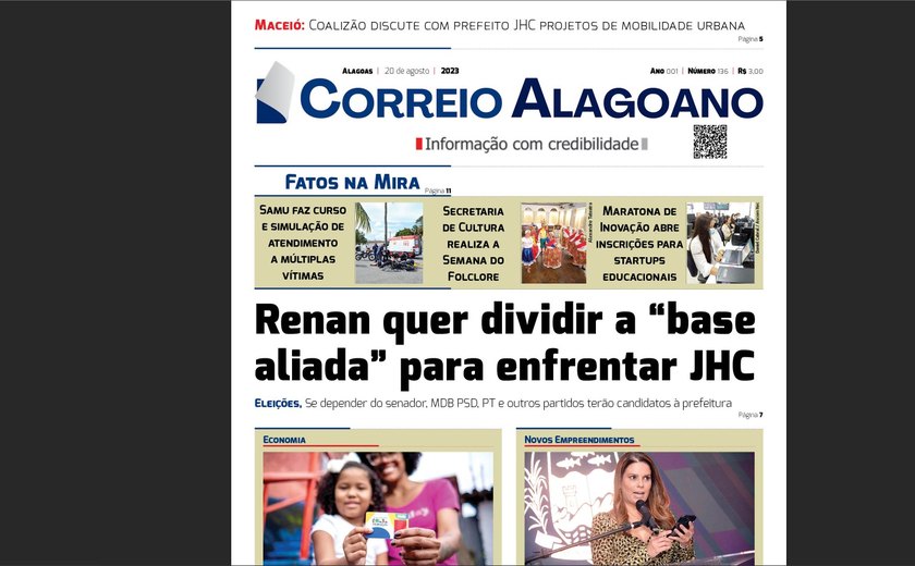 Renan quer dividir a “base aliada” para enfrentar JHC