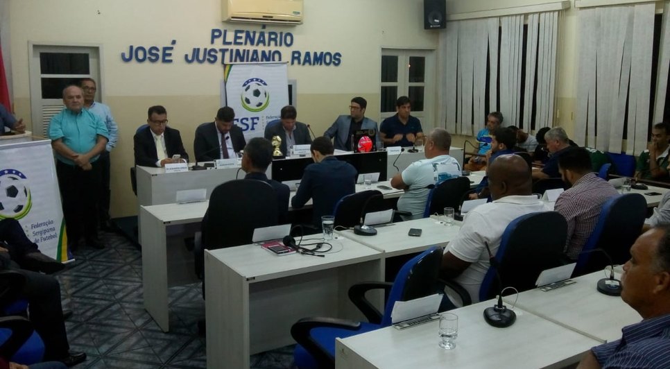 FSF congresso técnico para Sergipão 2019 / Foto: Cláudio Rocha - TV Atalaia